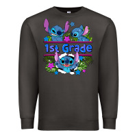 Smoke preview flower stitch 1st grade Premium Sweatshirt - AdoDesignShop