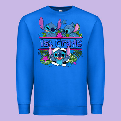 Preview Flower Stitch 1st Grade Premium Sweatshirt Designed By Adodesignshop
