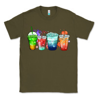 Army Green tea junkie coffee cups Classic Tee - Zillion Design Studio