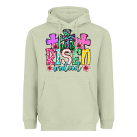 Matcha Easter Day He is risen indeed Heavyweight Hoodie - OliviaCreatesArt