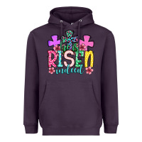 Plum Easter Day He is risen indeed Heavyweight Hoodie - OliviaCreatesArt