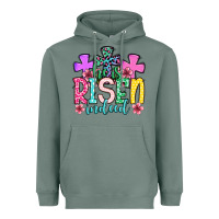 Sage Easter Day He is risen indeed Heavyweight Hoodie - OliviaCreatesArt
