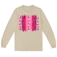 Mushroom Breast Cancer Brushstrokes Long Sleeve Tee - RanaPortraitStore