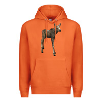 Carrot moose fawn deer Premium Hoodie - LillyAllenDesigns