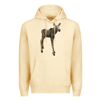 Pina Colada moose fawn deer Premium Hoodie - LillyAllenDesigns