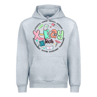 Heather Grey x ray tech Urban Hoodie - MaliasSmallBusiness