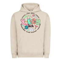 Pigment French Oak x ray tech Urban Hoodie - MaliasSmallBusiness