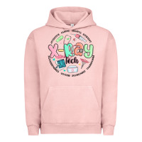 Pigment Salmon x ray tech Urban Hoodie - MaliasSmallBusiness