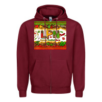Burgundy licensed practical nurse juneteenth Zipper Hoodie - Zillion Design Studio