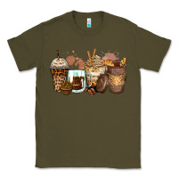 Army Green leopard coffee cups Classic Tee - Zillion Design Studio