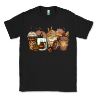 Black leopard coffee cups Classic Tee - Zillion Design Studio