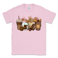 Bubblegum Pink leopard coffee cups Classic Tee - Zillion Design Studio