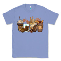 Colony Blue leopard coffee cups Classic Tee - Zillion Design Studio