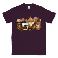Plum leopard coffee cups Classic Tee - Zillion Design Studio