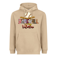 Mushroom baseball is my valentine Heavyweight Hoodie - RacoonDesign