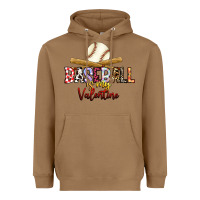Toasted Coconut baseball is my valentine Heavyweight Hoodie - RacoonDesign