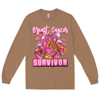 Toasted Coconut Breast Cancer survivor afro girl sneakers Long Sleeve Tee - RanaPortraitStore
