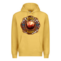 Antique Gold Western Firefighter Symbol Premium Hoodie - RanaPortraitStore