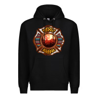 Black Western Firefighter Symbol Premium Hoodie - RanaPortraitStore