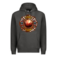 Charcoal Heather Western Firefighter Symbol Premium Hoodie - RanaPortraitStore