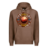 Chestnut Western Firefighter Symbol Premium Hoodie - RanaPortraitStore