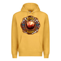 Mustard Western Firefighter Symbol Premium Hoodie - RanaPortraitStore