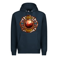 Navy Western Firefighter Symbol Premium Hoodie - RanaPortraitStore