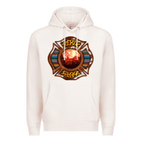 Pale Pink Western Firefighter Symbol Premium Hoodie - RanaPortraitStore