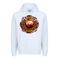 White Western Firefighter Symbol Premium Hoodie - RanaPortraitStore
