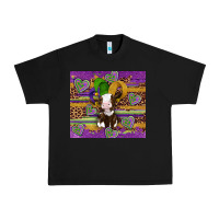 Black mardi gras cow Urban Heavy Tee - Artiststas