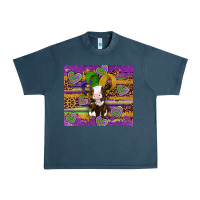 Midnight Navy mardi gras cow Urban Heavy Tee - Artiststas