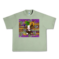 Oil Green mardi gras cow Urban Heavy Tee - Artiststas