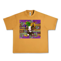 Peanut Butter mardi gras cow Urban Heavy Tee - Artiststas