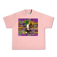 Salmon mardi gras cow Urban Heavy Tee - Artiststas
