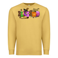 Antique Gold halloween blessed Premium Sweatshirt - AdoDesignShop