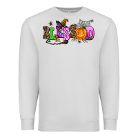 Dove Grey halloween blessed Premium Sweatshirt - AdoDesignShop