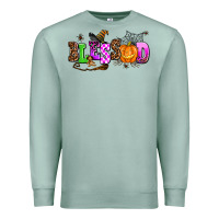Seafoam halloween blessed Premium Sweatshirt - AdoDesignShop