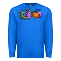 True Royal halloween blessed Premium Sweatshirt - AdoDesignShop