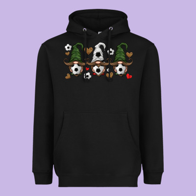 Soccer Gnome Heavyweight Hoodie Designed By Hra Design Shop