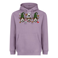 Lavender soccer gnome Heavyweight Hoodie - HRA Design Shop