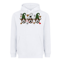 White soccer gnome Heavyweight Hoodie - HRA Design Shop