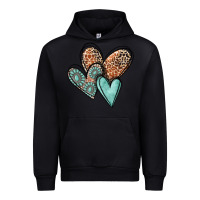 Black western love hearts Urban Hoodie - MaliasSmallBusiness