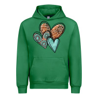 Emerald western love hearts Urban Hoodie - MaliasSmallBusiness