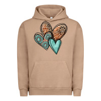Pigment Burro western love hearts Urban Hoodie - MaliasSmallBusiness