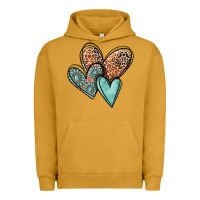 Pigment Peanut Butter western love hearts Urban Hoodie - MaliasSmallBusiness