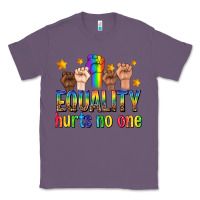 Lavender equality hurts no one with fists Classic Tee - texasbilliewilder