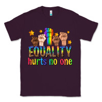Plum equality hurts no one with fists Classic Tee - texasbilliewilder
