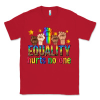 Red equality hurts no one with fists Classic Tee - texasbilliewilder