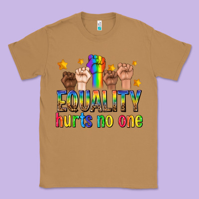 Classic Tee equality hurts no one with fists