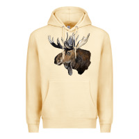 Pina Colada moose buck deer head Premium Hoodie - LillyAllenDesigns